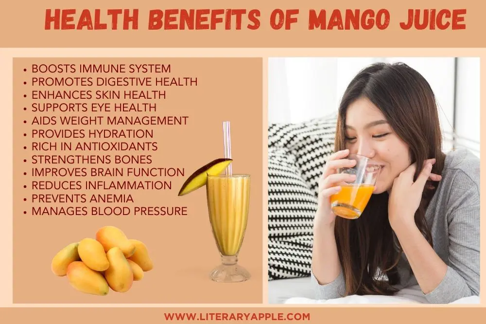 Health Benefits of Consuming Mango Juice - Literary Apple