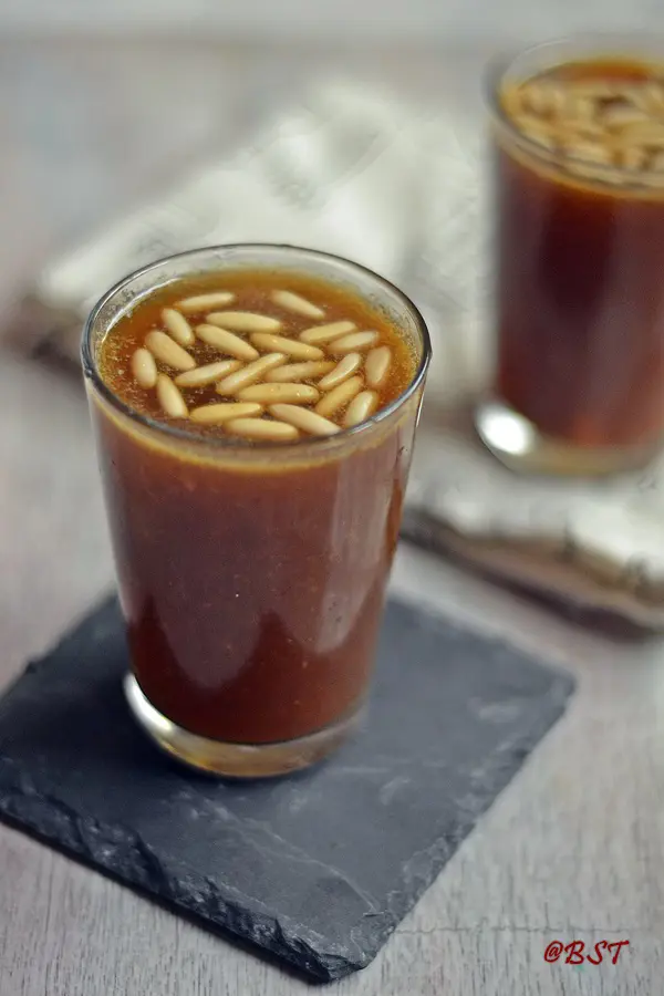 Jallab ~ Middle Eastern Date Raisin Drink - The Big Sweet Tooth