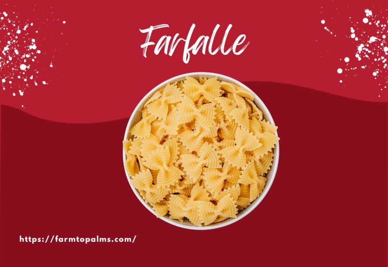 The Most Popular Types Of Pasta Farfalle