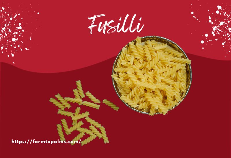 The Most Popular Types Of Pasta Fusilli